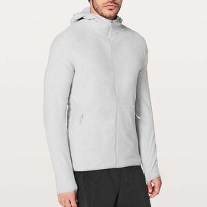 Like New Lululemon Mens Surge Full Zip Hoodie Grey Size L